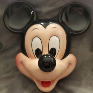 Vintage 3D Mickey Mouse ceramic wall hanging. Disney Japan